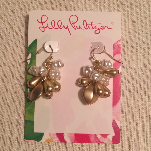 Lilly Pulitzer Jewelry - NWT Lilly Pulitzer Beaded Earrings